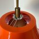 Space Age orange designer chandelier from the 70s