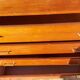 Vintage chest of drawers with tapered legs