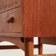 Restored teak bureau desk