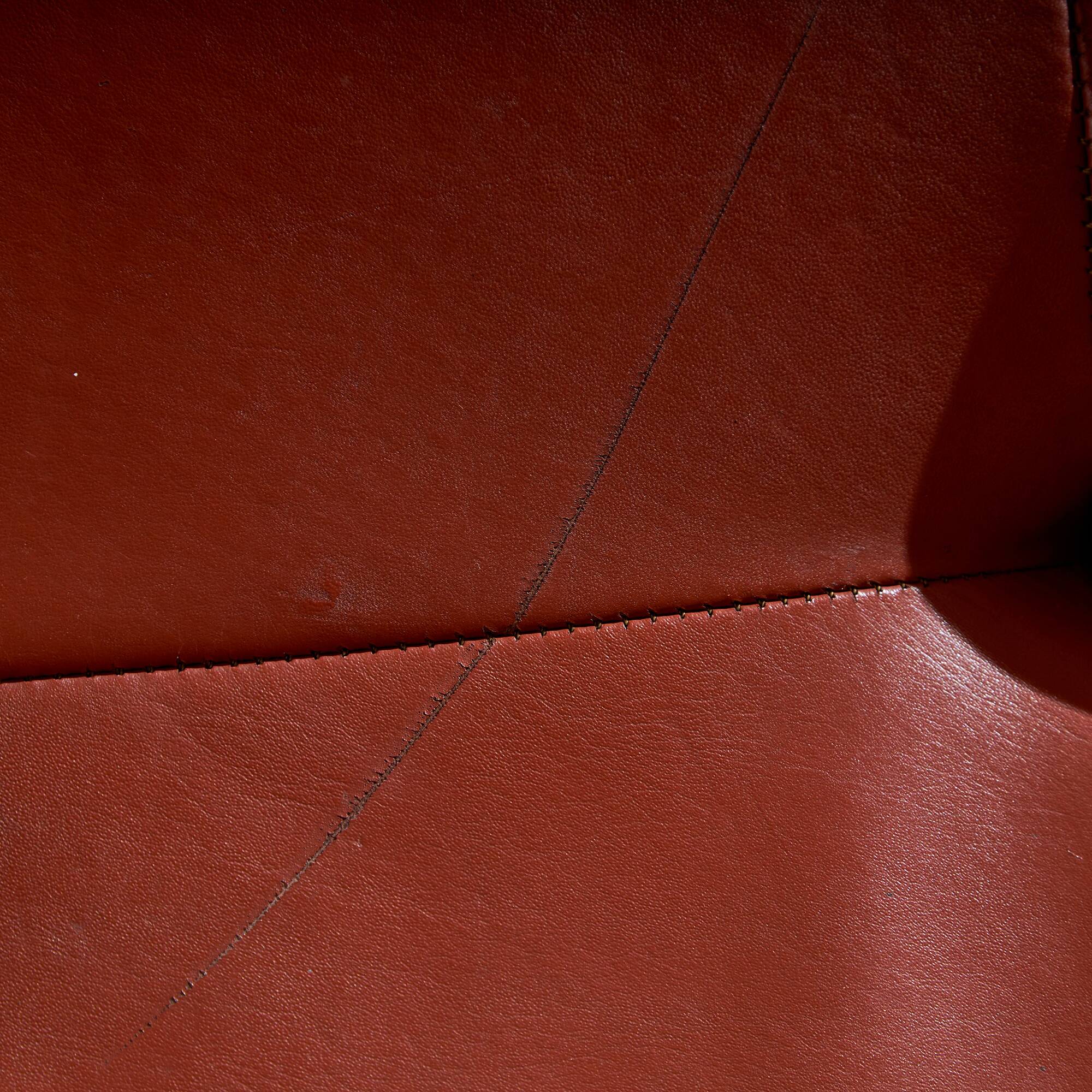 Leather lounge chair by jean gillon for probel (mk10185)