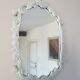 Mirror floral decoration patinated gray 38€