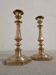 Pair of bronze candlesticks, France late 19th century.