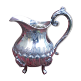 POT A LAIT METAL ARGENTE VICTOR SAGLIER Decor Louis XV, 19th century