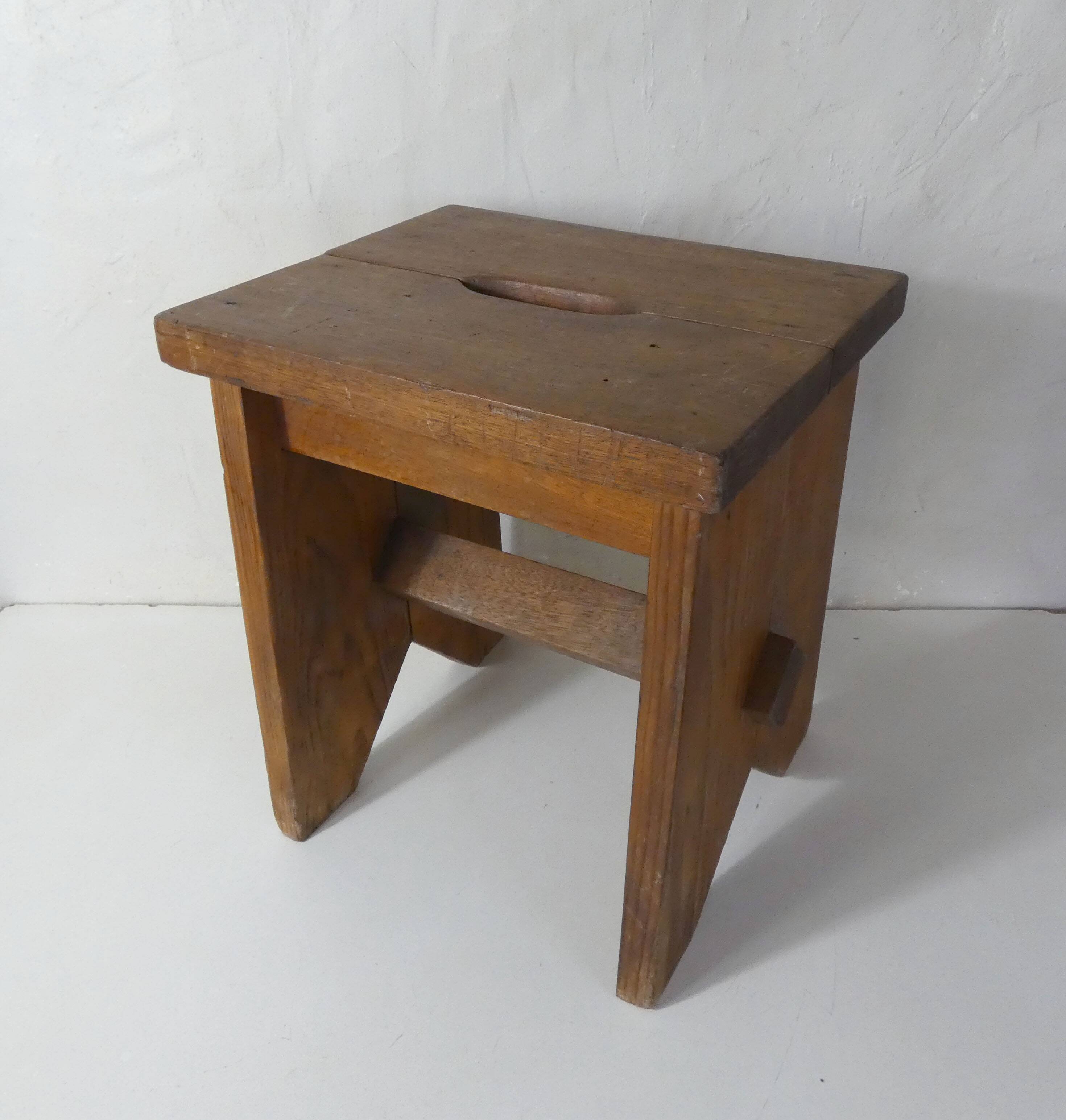 solid wood end table