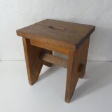 solid wood end table