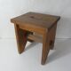solid wood end table