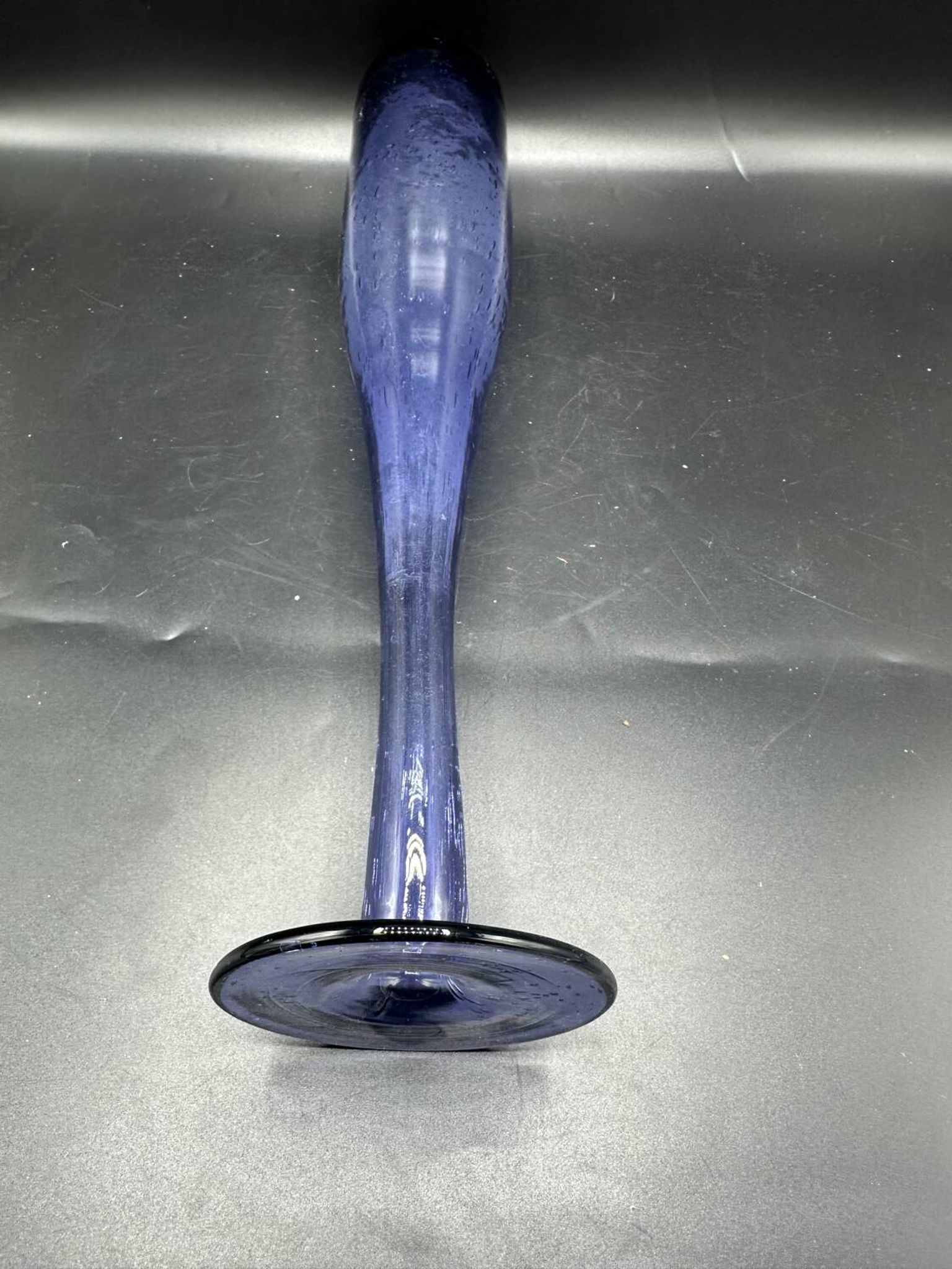 Bubble glass vase