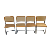 Set of 4 chairs B32 by Marcel Breuer