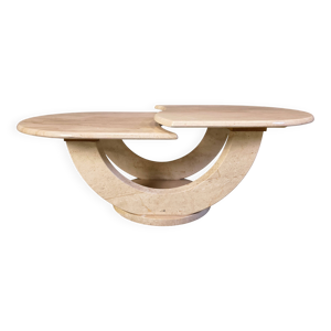 Table basse en travertin
