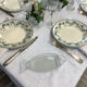 6 old flat plates made in france terre de fer choisy le roi