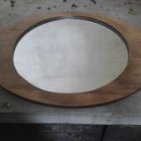 Scandinavian wooden mirror 49x39