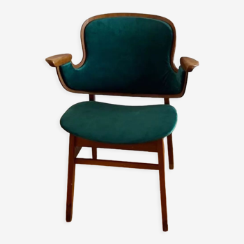 Fauteuil vintage attribué à Arne Hovmand Olsen pour Bramin Møbler, années 60