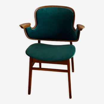 Vintage armchair attributed to Arne Hovmand Olsen for Bramin Møbler, 60s