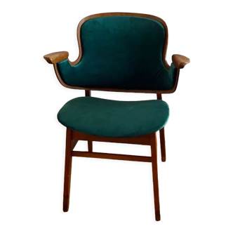 Fauteuil vintage attribué à Arne Hovmand Olsen pour Bramin Møbler, années 60