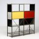 Wim Rietveld Model 663-2 Modular Metal Storage Cabinet for Gispen, 1954