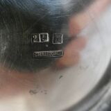 Christofle teapot, coffee pot silver-plated metal 19th art nouveau