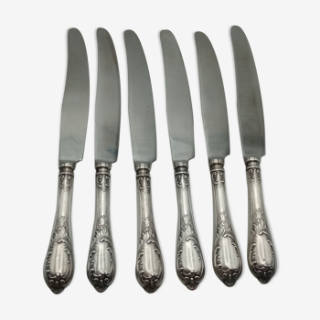 Six table knives
