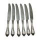 Six table knives