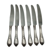 Six table knives