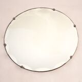 Mirror round beveled 50 years 50x50cm