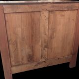 Old small solid wood chest of drawers