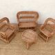 Old wicker garden furniture toy