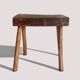 Rustic European Solid Wood Accent Side Table or Stool