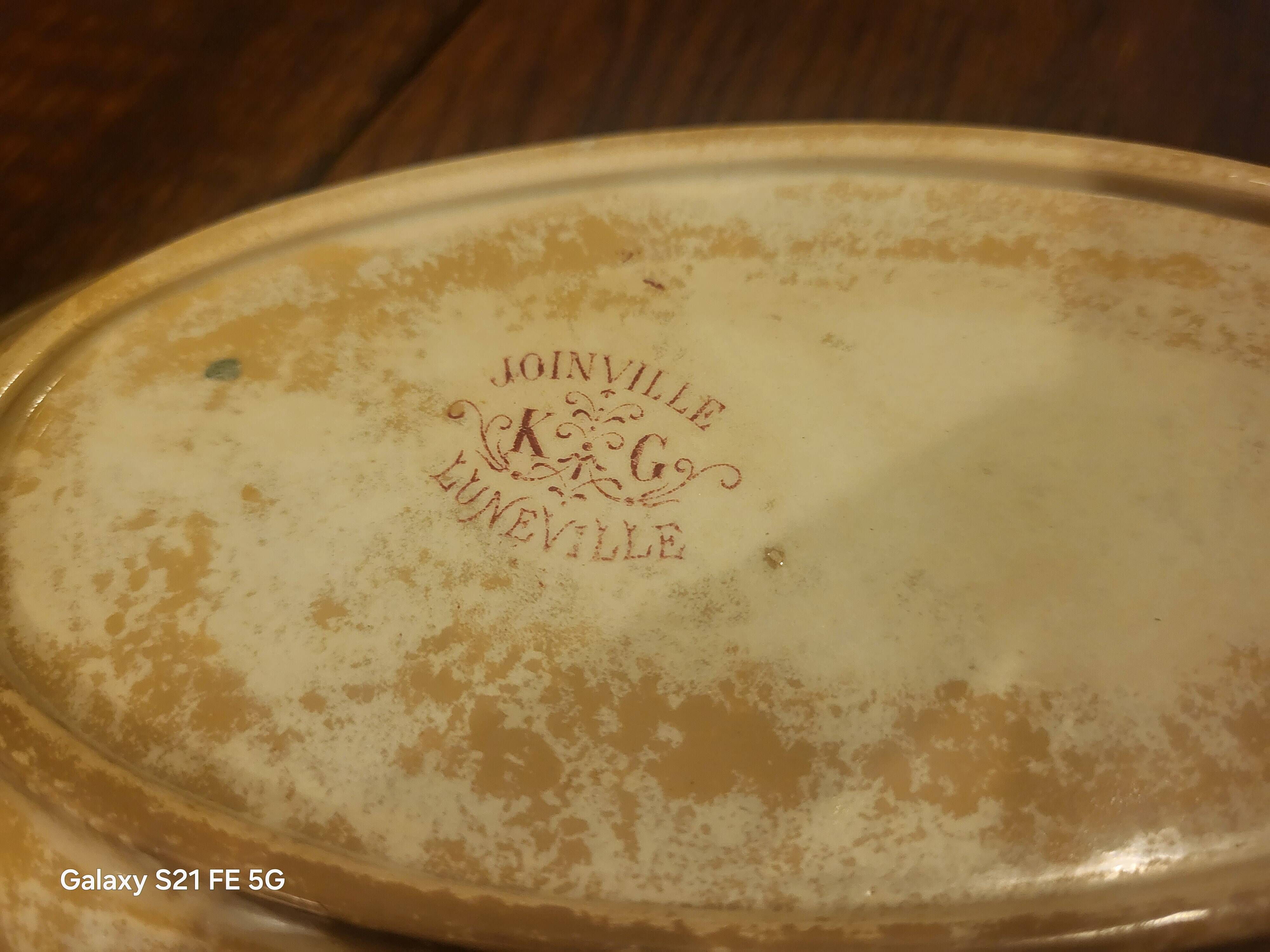 Old serving platter - ironstone