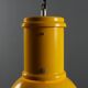 Vintage lacquered metal lamp, Italian design from the 1970s.