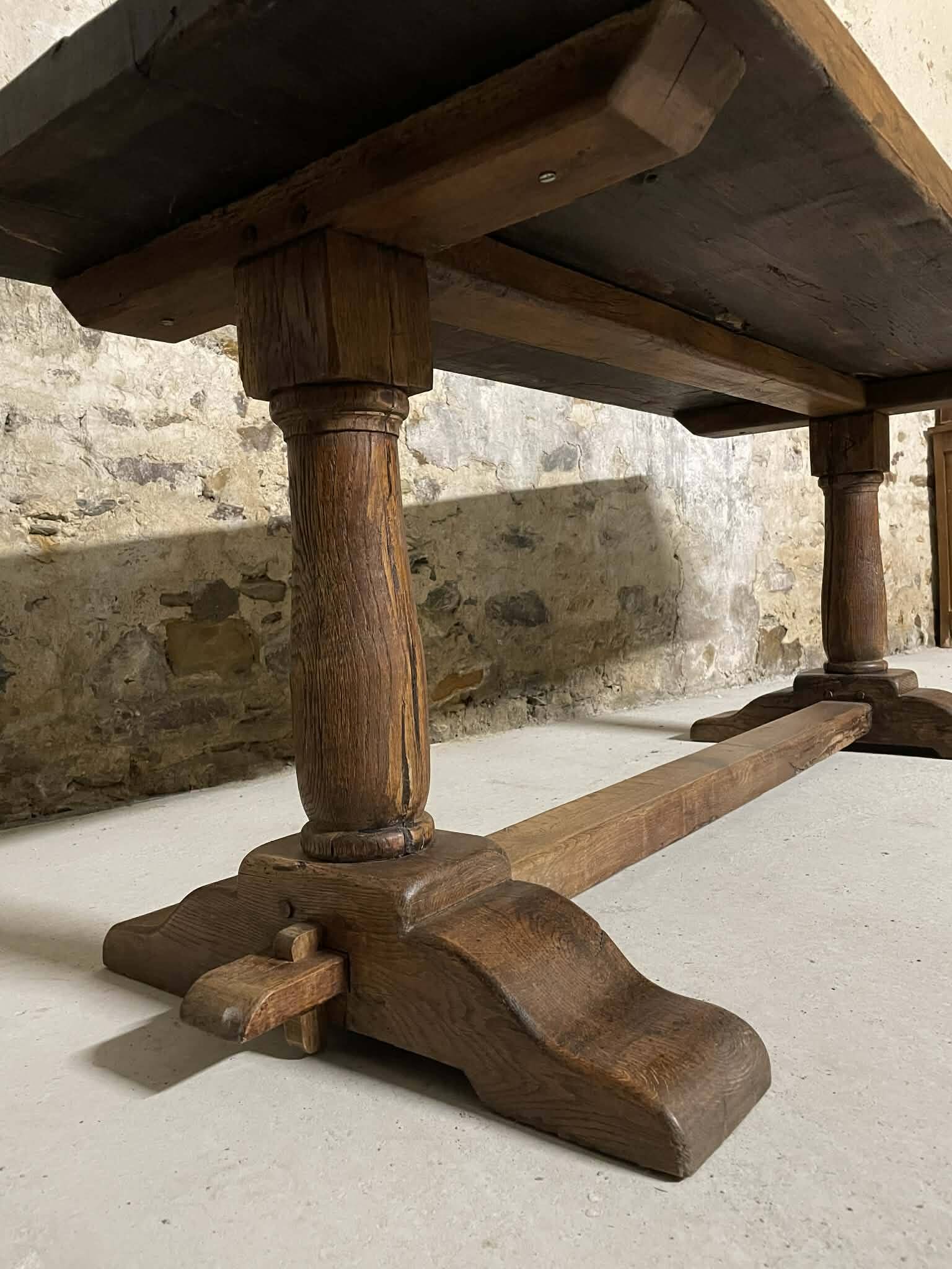 Monastery table in solid oak
