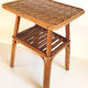 Vintage rattan side table