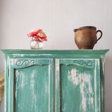 Patinated vintage Parisian wardrobe
