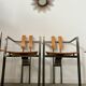 4 old raw design chairs Karl Friedrich Forster model Trix KFF postmodern 70s/80s