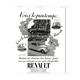 Vintage poster 30s Renault Automobiles