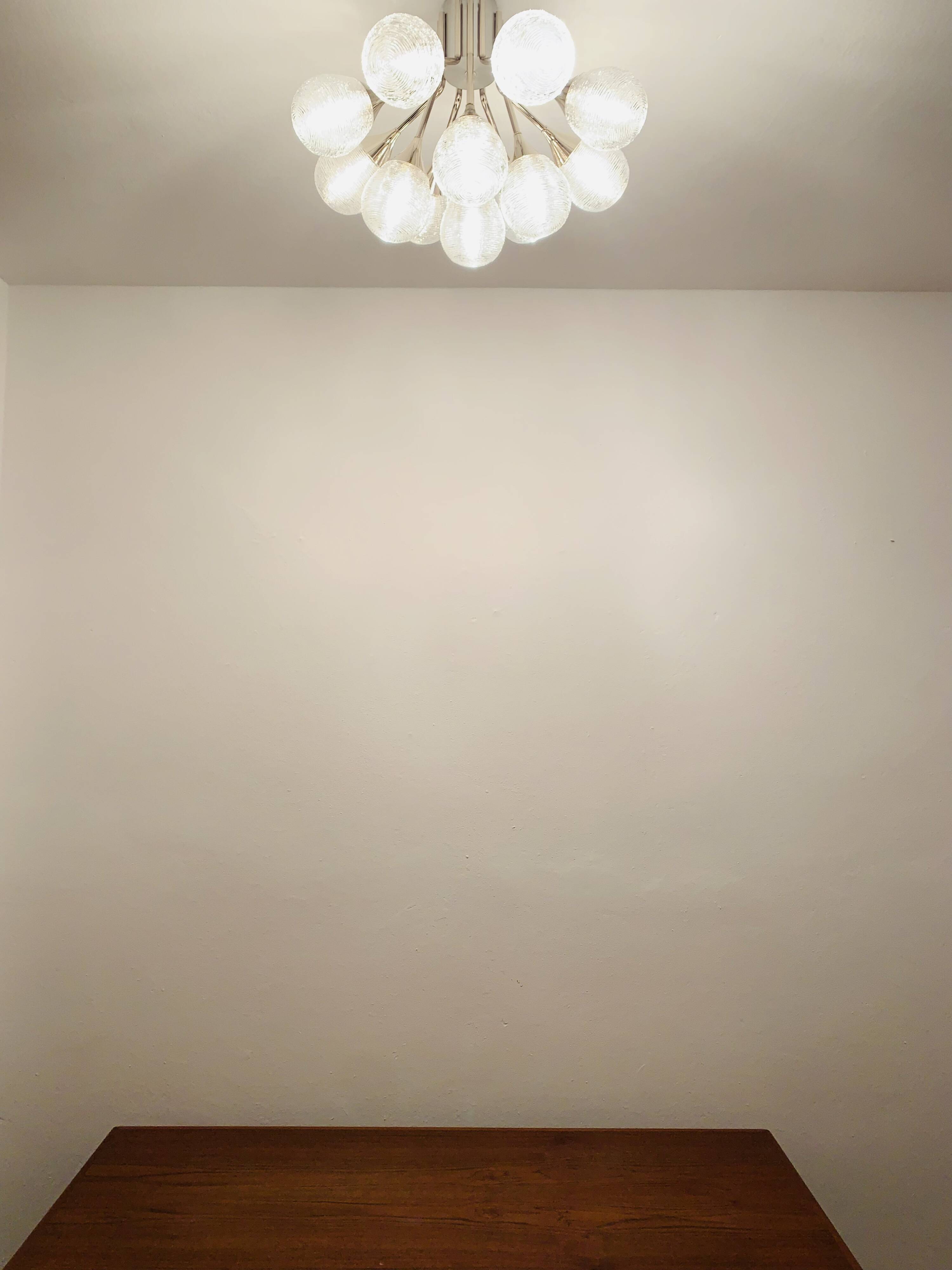 Sputnik Flush Chandelier