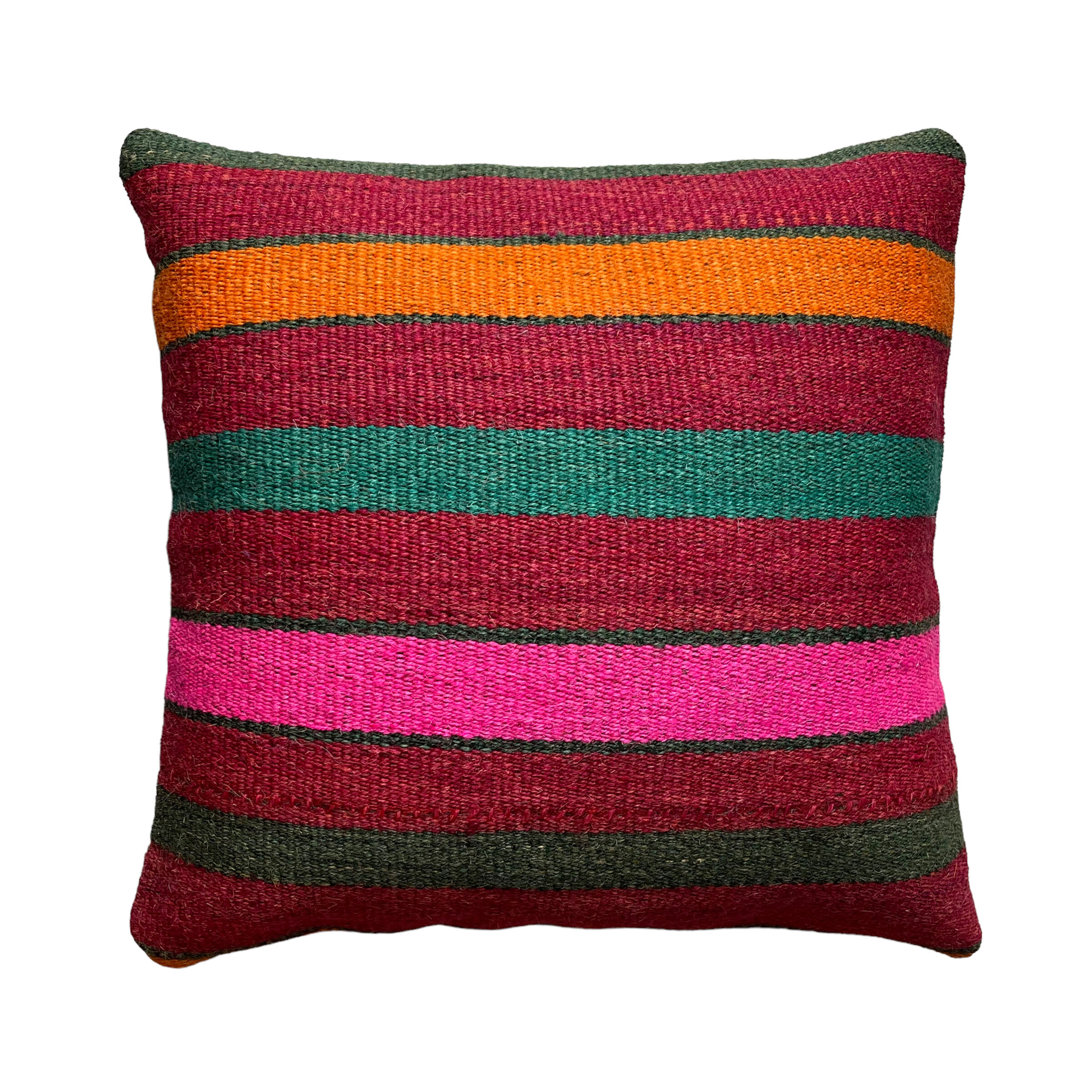 Vintage turkish kilim cushion cover 40 x 40 cm