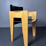 set 6 Modernist dining chairs by Arnold Merckx for Arco, Dutch design 1980s
