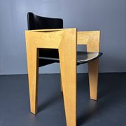 set 6 Modernist dining chairs by Arnold Merckx for Arco, Dutch design 1980s