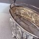 Antique Silver Cup Rose Silver & Crystal Jardiniere Decorative Bowl Cup