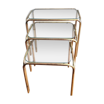 Set of 3 vintage gigognes tables