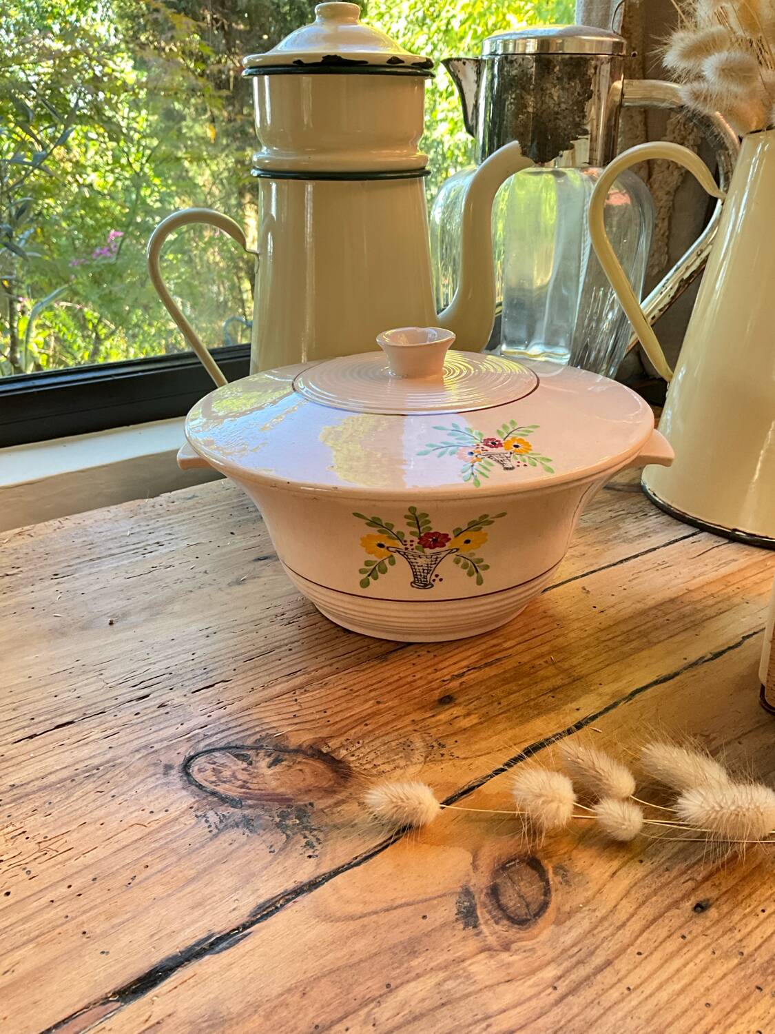 Petite soupière ancienne longwy
