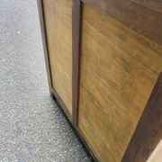 Small Art Deco chest of drawers renovated in raw oak 1950.