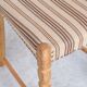 Set of six mid-century oak upholstered danish dining chairs