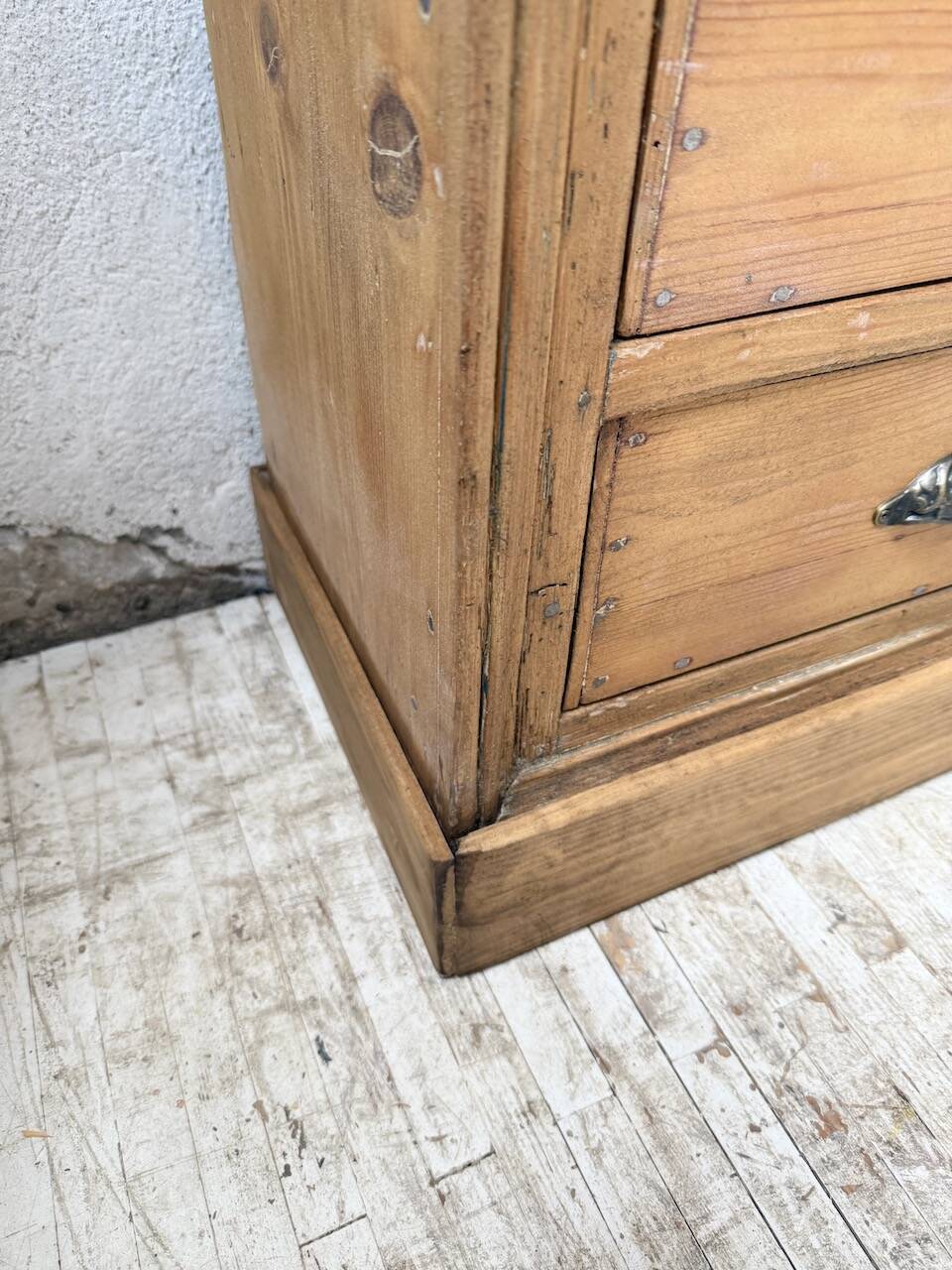 Pine craft cabinet with drawers