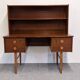 Desk and its removable shelf in Scandinavian style made of teak, RDA around 1960.