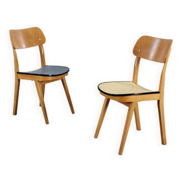 50s kitchen chairs 2-piece set rockabilly vintage design