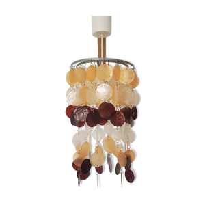 Lustre seventies en nacre tricolore