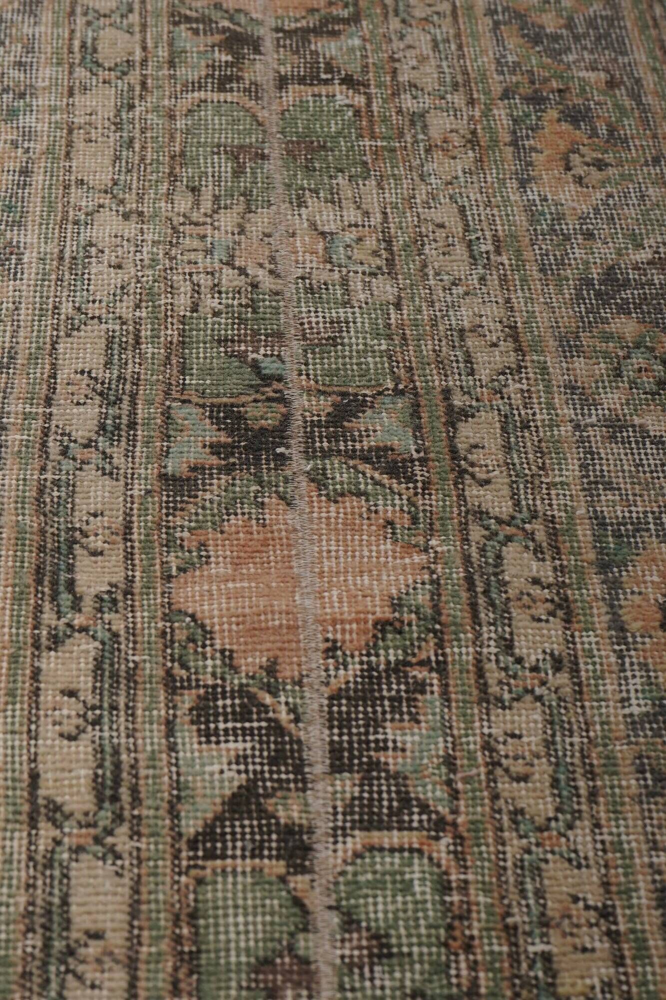 Tapis de couloir turc vintage 59x674 cm