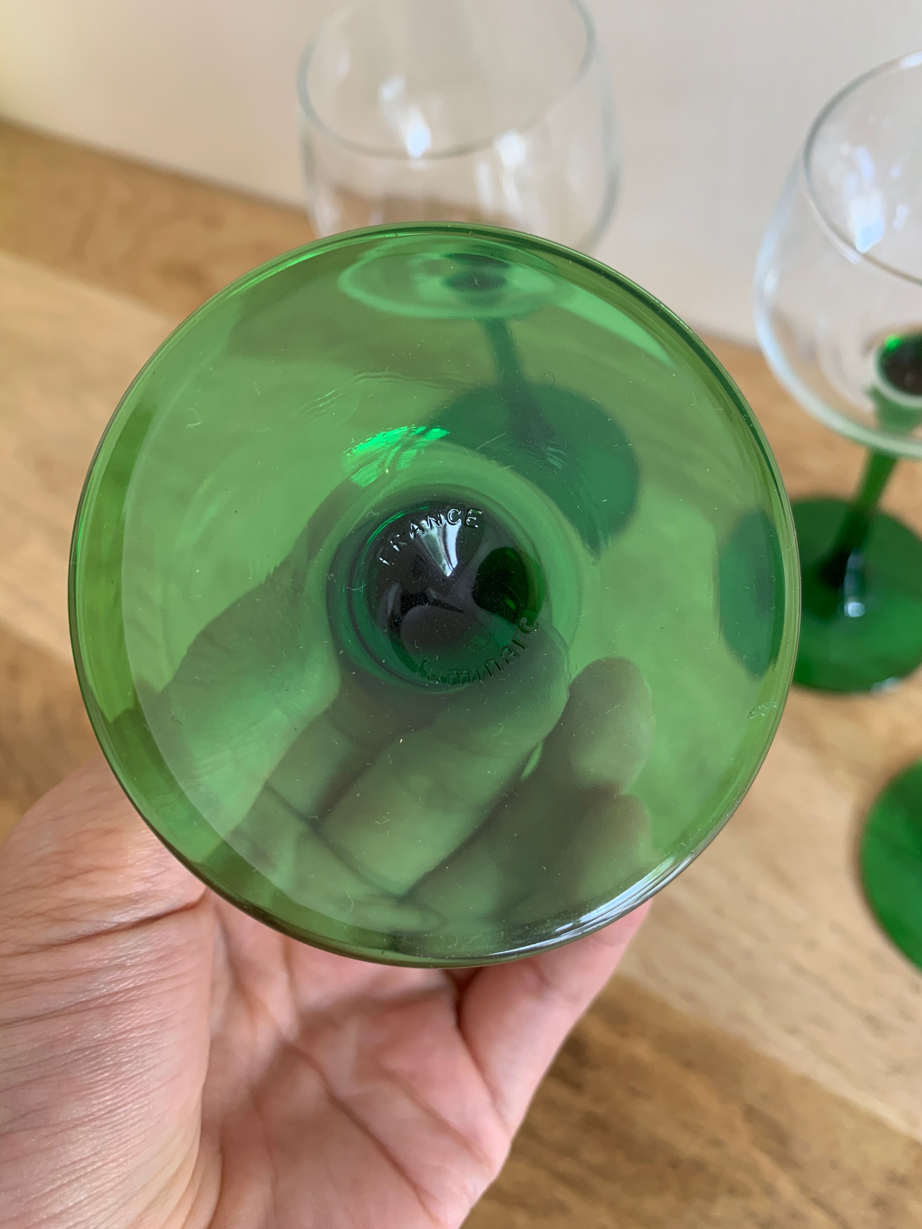 Verres à vin d'Alsace