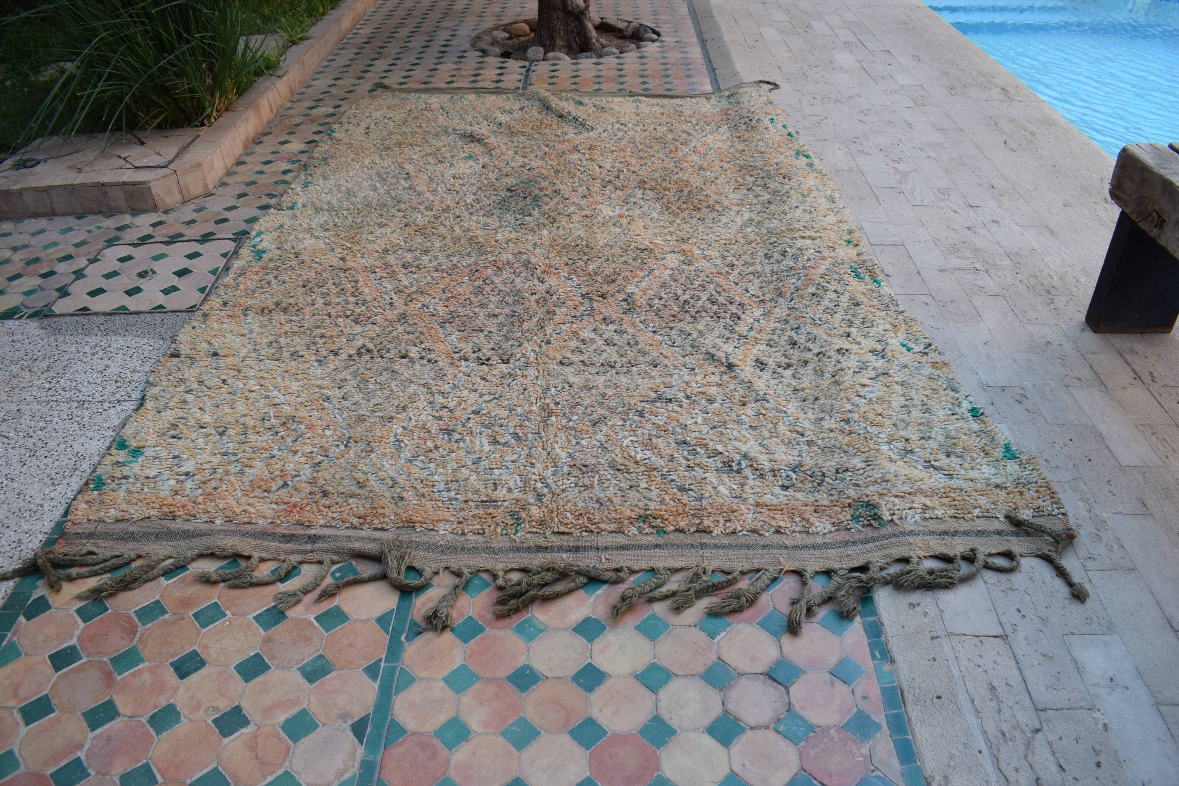 Vintage Moroccan Berber rug